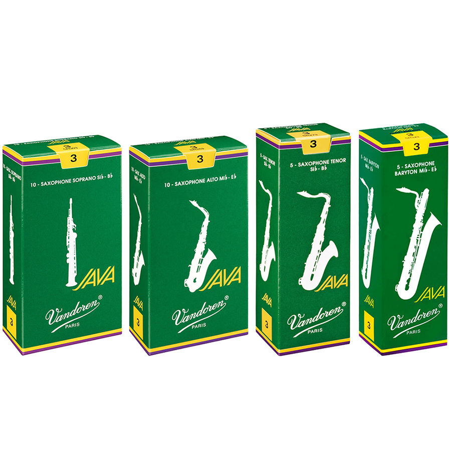 Trumpet Valve Oil - แผ่นรีดแซกโซโฟนยี่ห้อ Vandoren จากฝรั่งเศส กล่องสีเขียว รุ่น Java