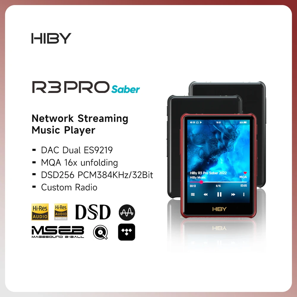 Audio Music Web - เครื่องเล่นเพลง Hiby R3 Pro Saber 2022