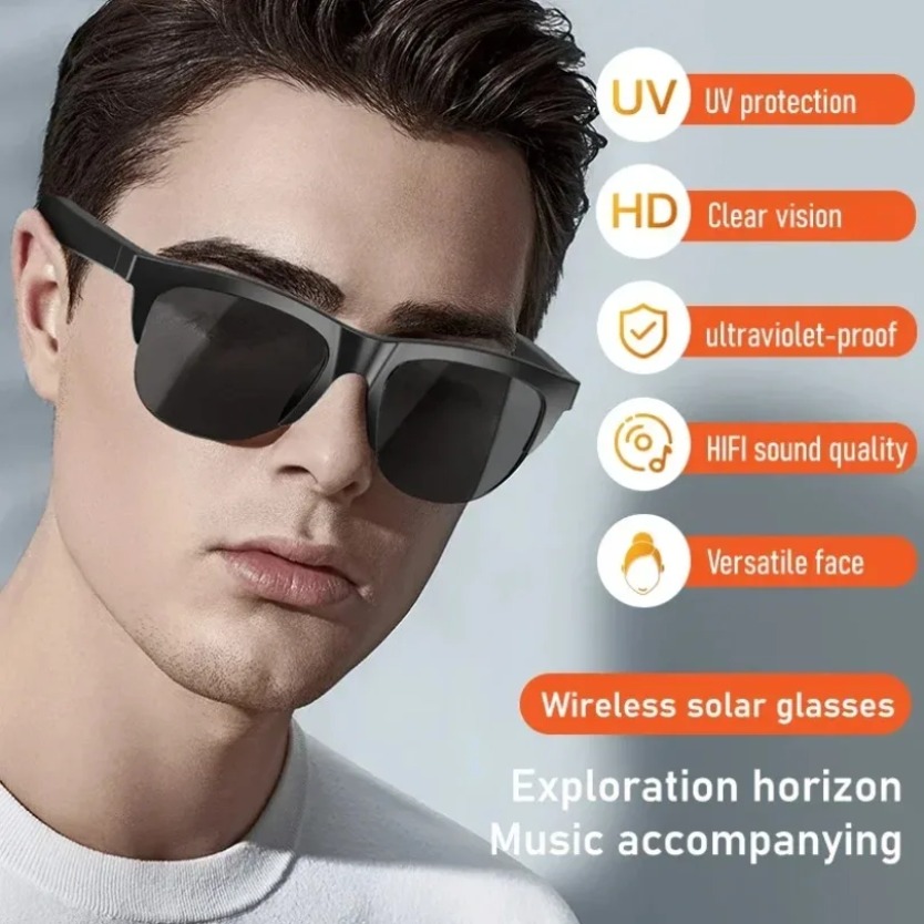 แว่นตากันแดดบลูทูธไร้สายแบบเปิ - Audio Music Hifi บทวิจารณ์และราคา