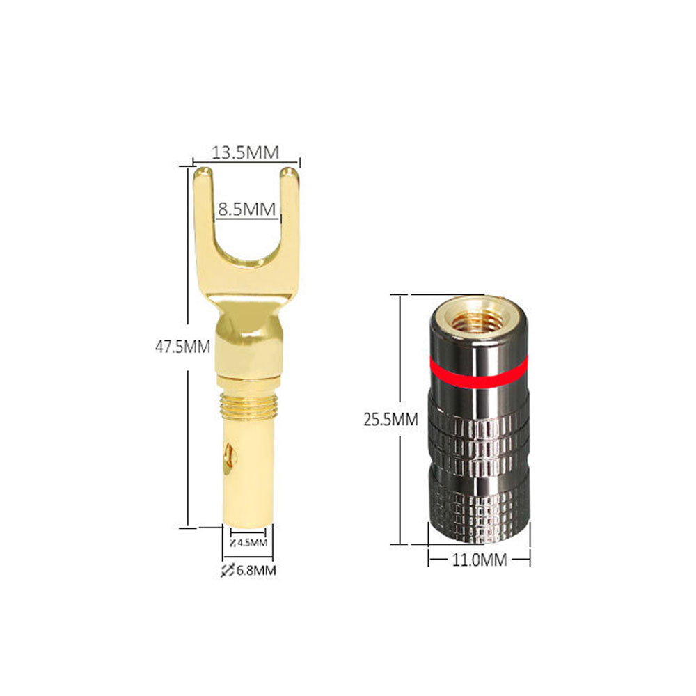 ปลั๊กกล้วยชุบทอง24K ปลั๊กสายลำ - Audio Music Hifi บทวิจารณ์และราคา