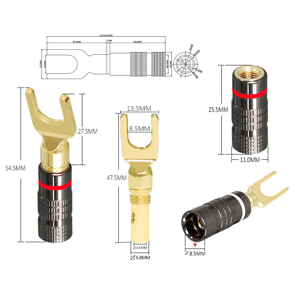 ปลั๊กกล้วยชุบทอง24K ปลั๊กสายลำ - Audio Music Hifi บทวิจารณ์และราคา